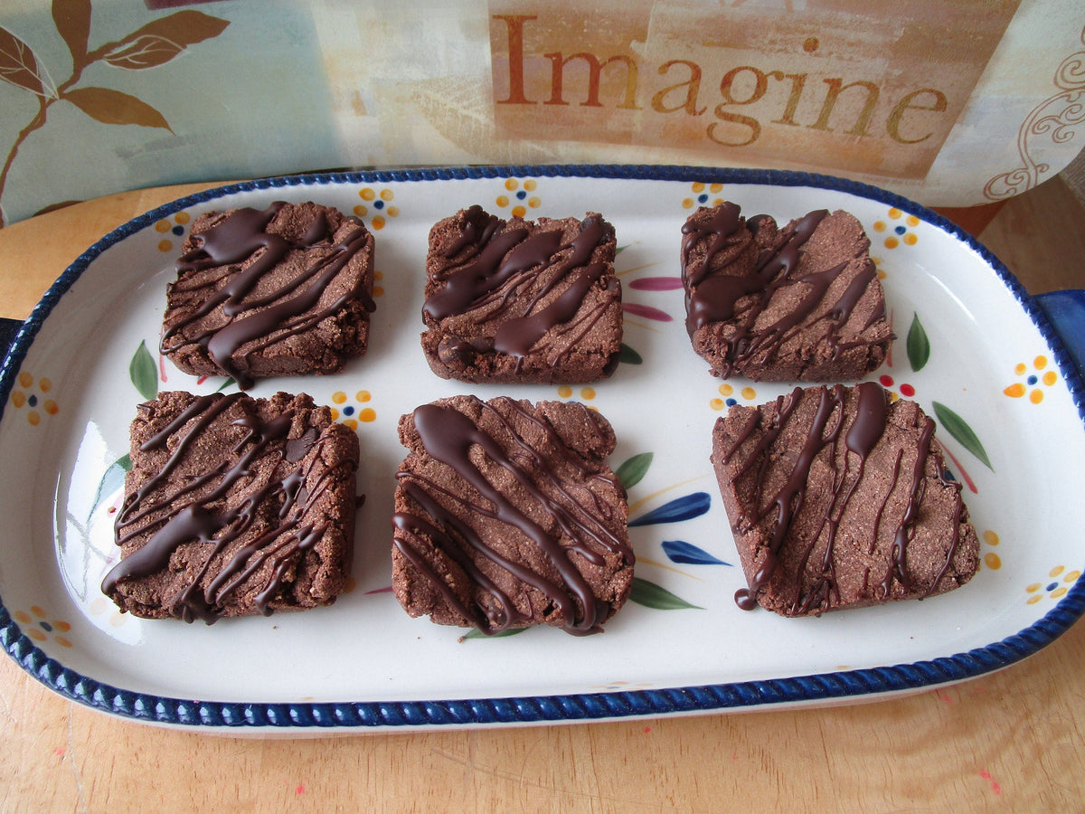 Carrés de brownies au chocolat et à la banane Keto - Végétalien et sans gluten
