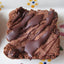 Cuadrados de Brownie de Plátano y Chocolate Keto - Vegano y Sin Gluten