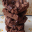 Cuadrados de Brownie de Plátano y Chocolate Keto - Vegano y Sin Gluten