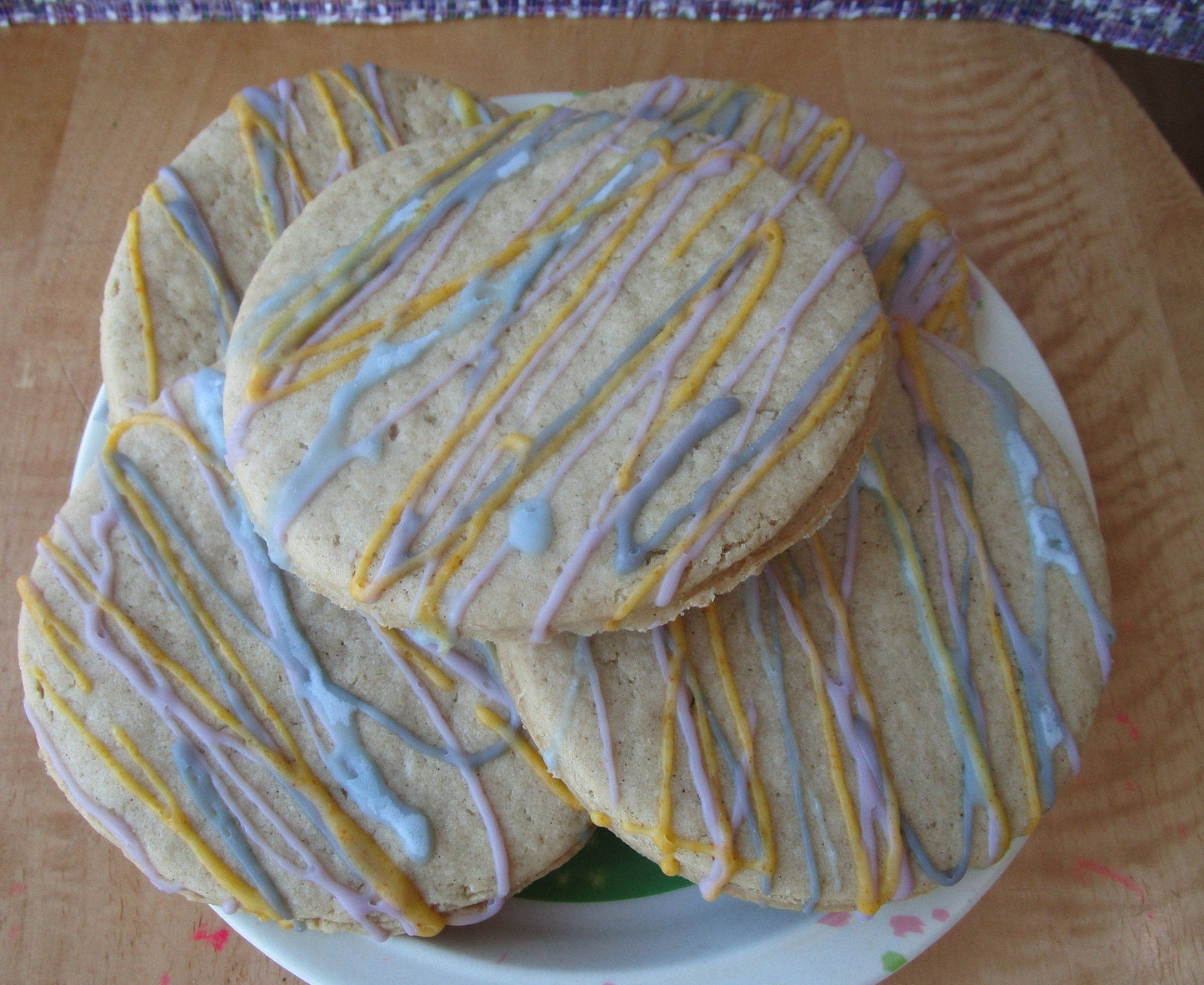 Jumbo Gluten Free Iced Sugar Cookies - Dairy Free & Vegan