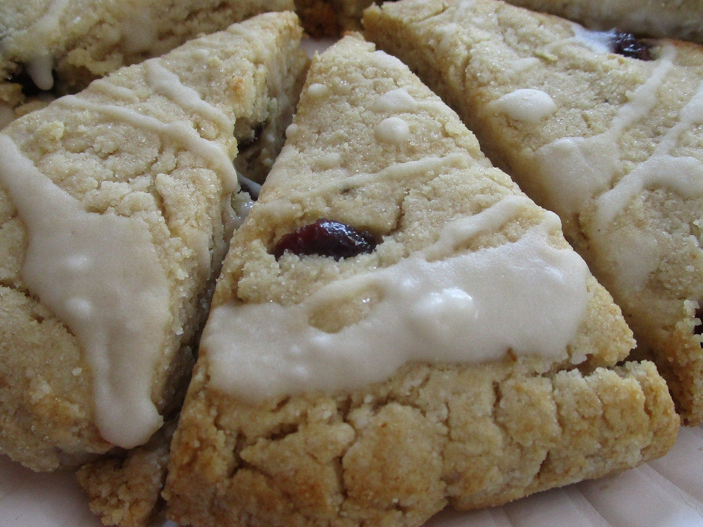 Cranberry White Chocolate Chip Keto Scones - Gluten Free & Vegan