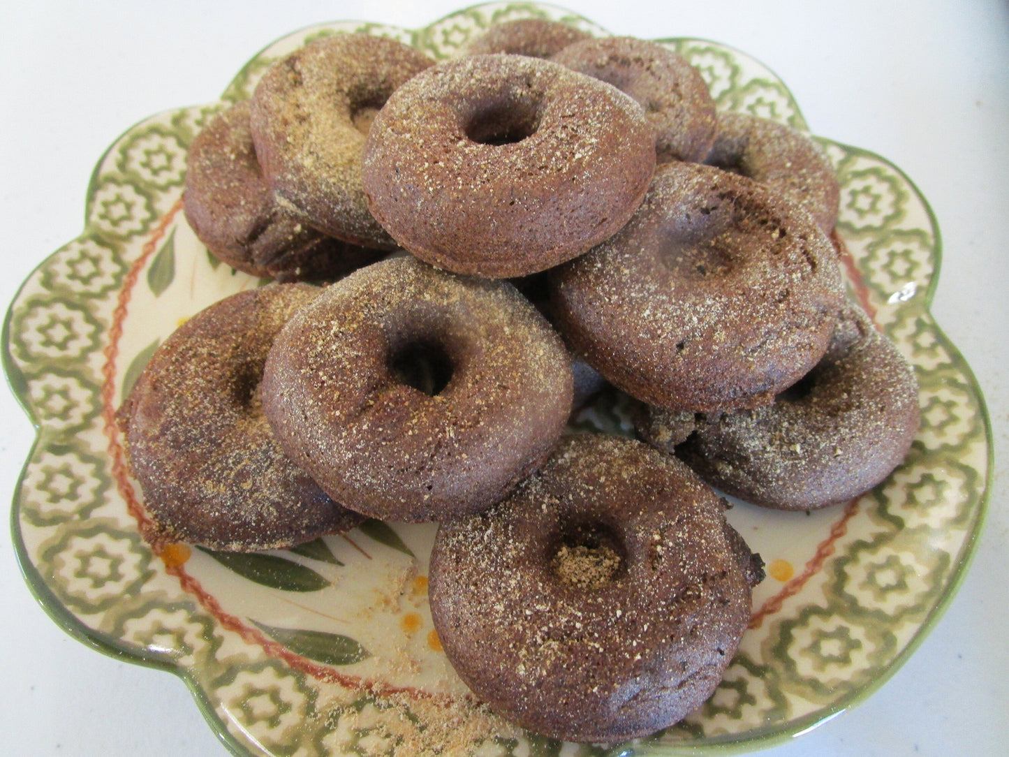 Mini Donuts Sans Gluten avec Sucre de Coco - Chocolat & Vanille