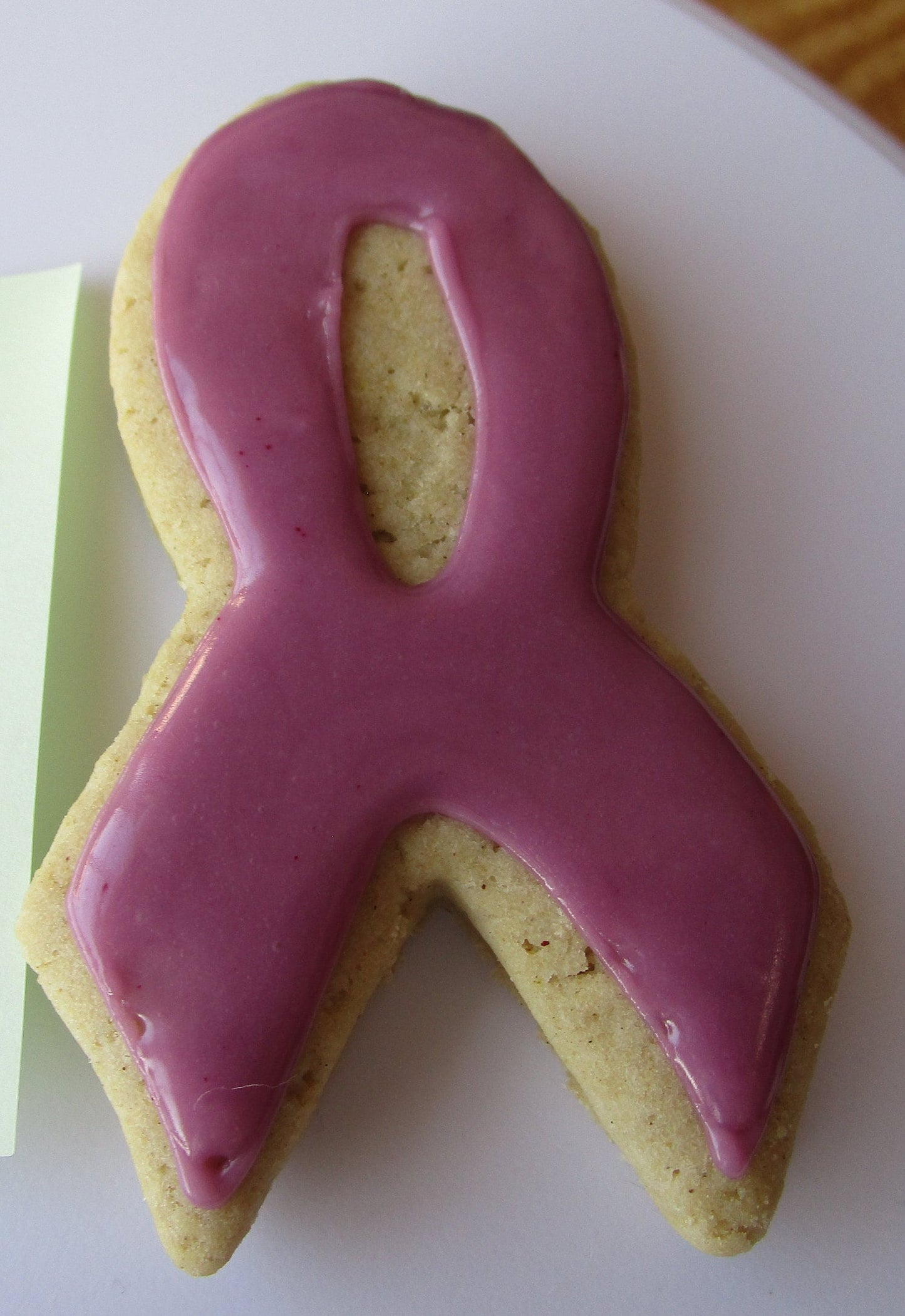 Biscuits en forme de ruban de sensibilisation sans gluten - Végétalien et sans noix