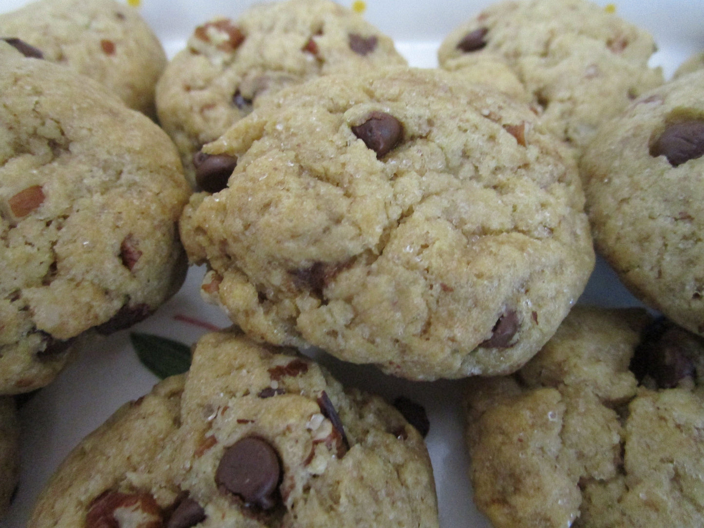 Gluten Free Pecan Chocolate Chip Cookies - Vegan & Dairy Free