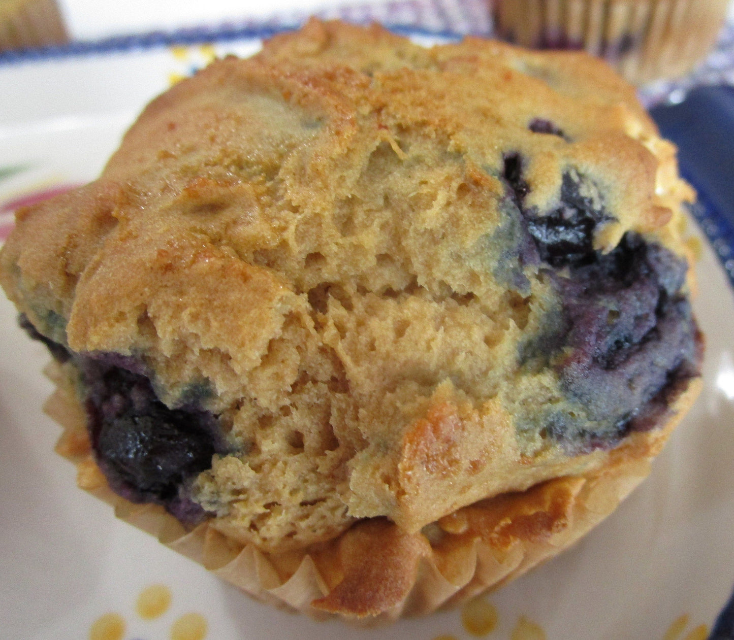 Muffins aux myrtilles sans gluten - Végétalien et sans produits laitiers