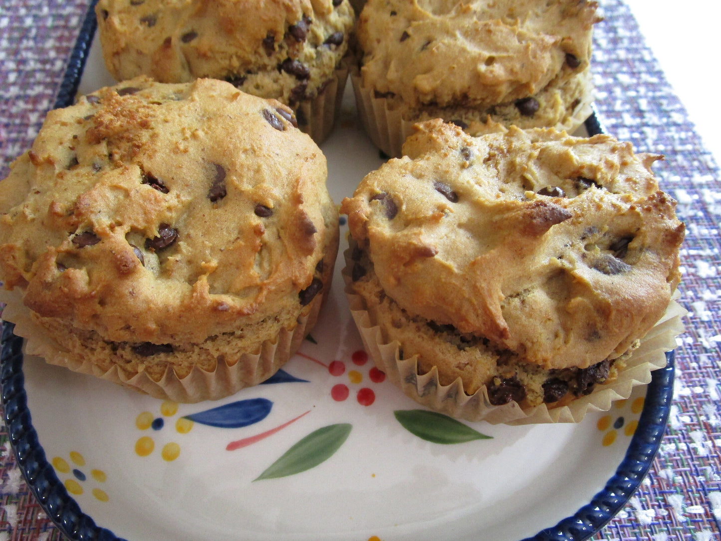Muffins de Chocolate con Chips Sin Gluten - Veganos y Sin Lácteos