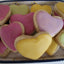Biscuits en sucre glacés en forme de cœur sans gluten - Végétalien et sans allergènes