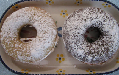 Gluten Free Powdered Donuts - Vegan & Nut Free