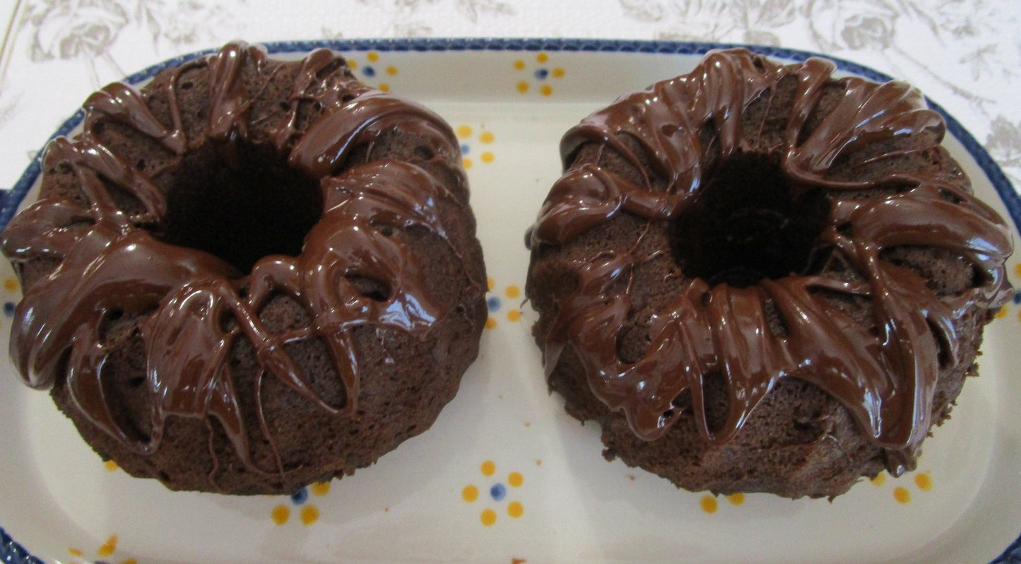Gâteaux Bundt Vegan Sans Gluten - Chocolat & Vanille