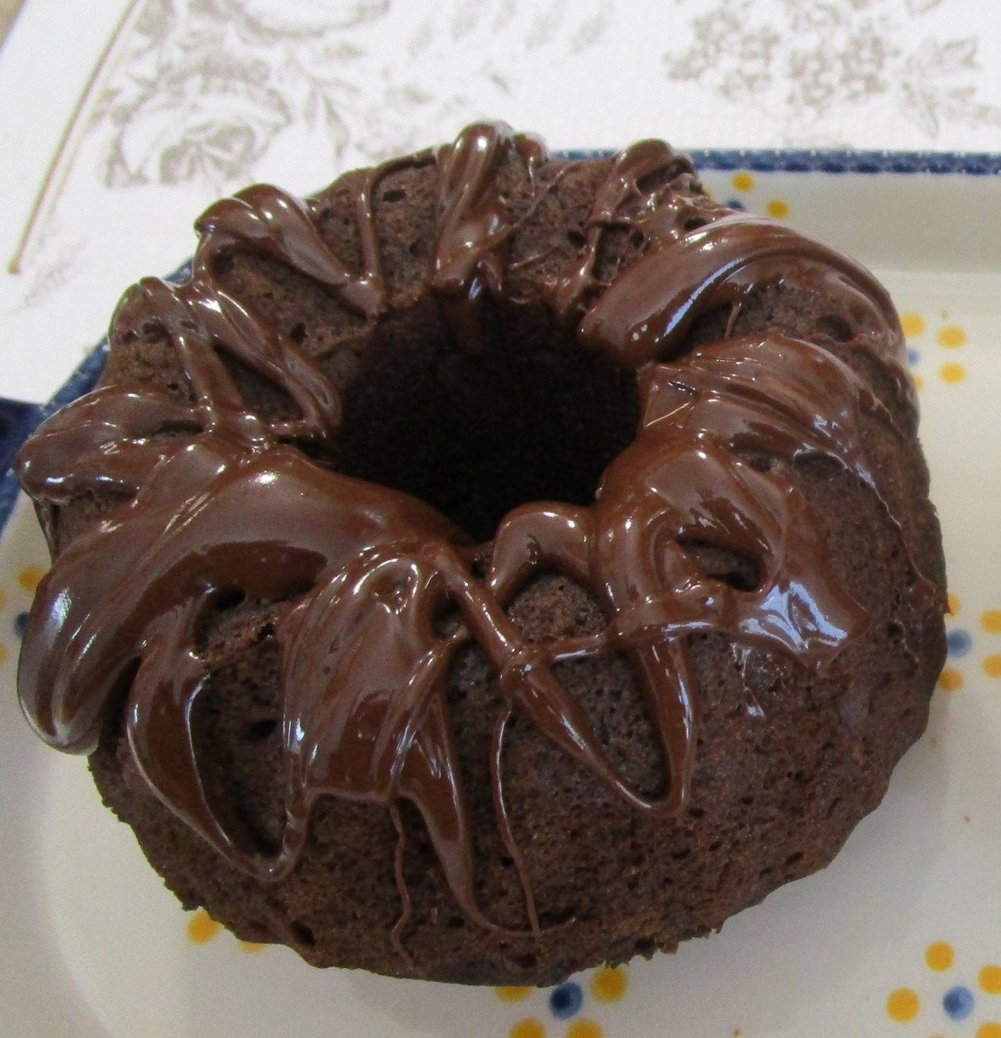 Premium Vegan Chocolate Bundt Cake - Gluten Free & Dairy Free