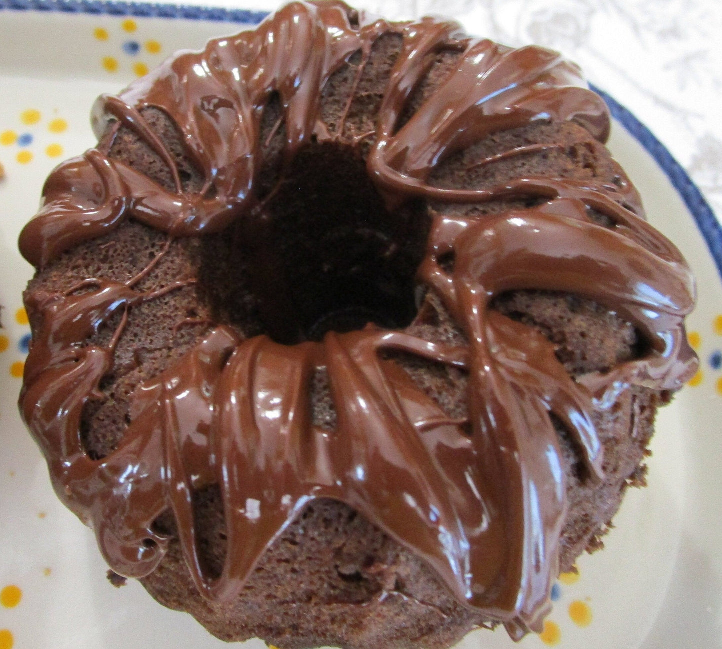 Premium Vegan Chocolate Bundt Cake - Gluten Free & Dairy Free