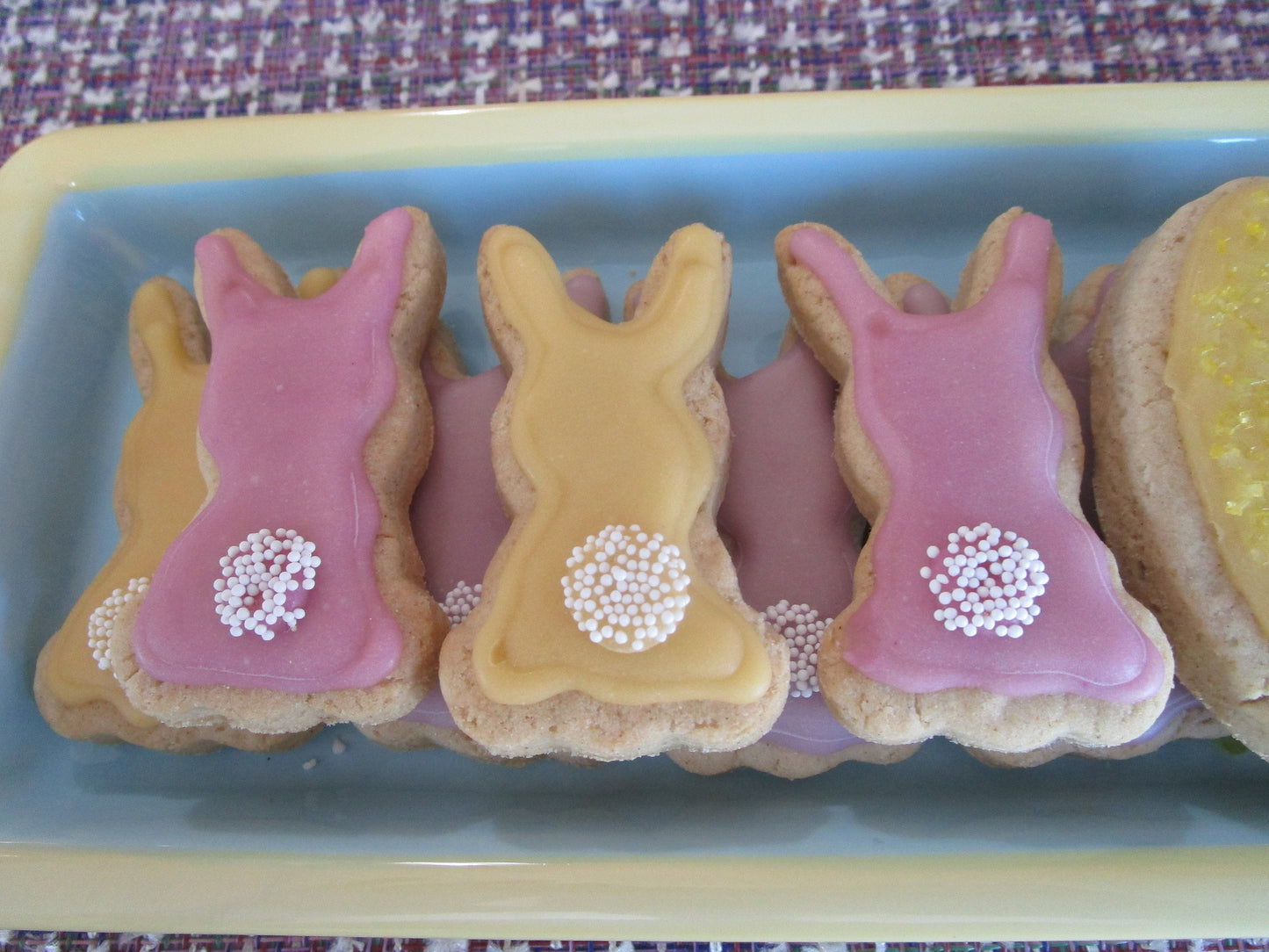 Panier-cadeau de Pâques - Biscuits sucrés sans gluten