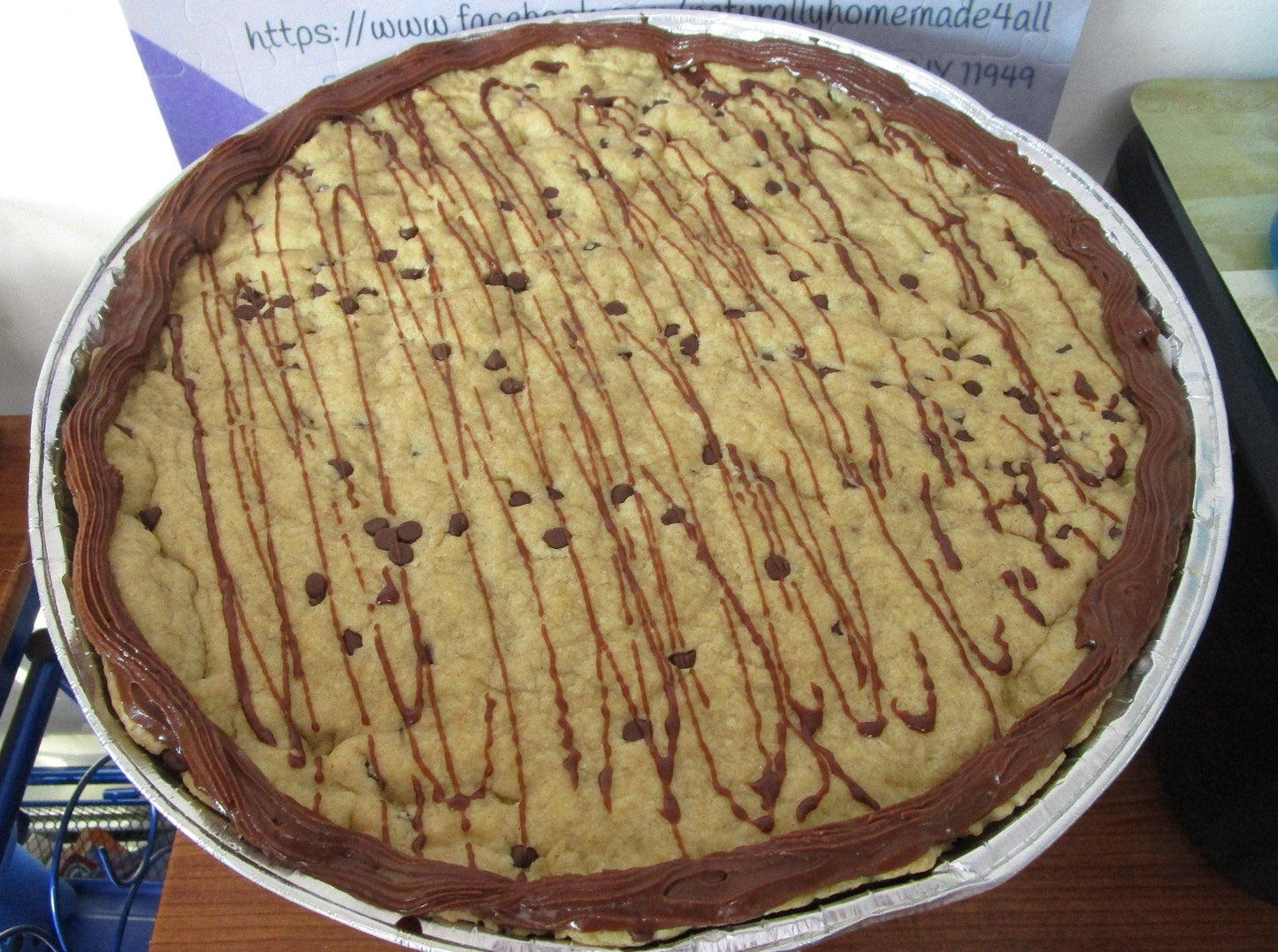 Gluten Free Jumbo Cookie Cake - Vegan & Allergy Friendly