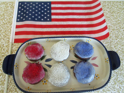 Patriotic Gluten Free Donuts - Dairy & Egg Free Treats