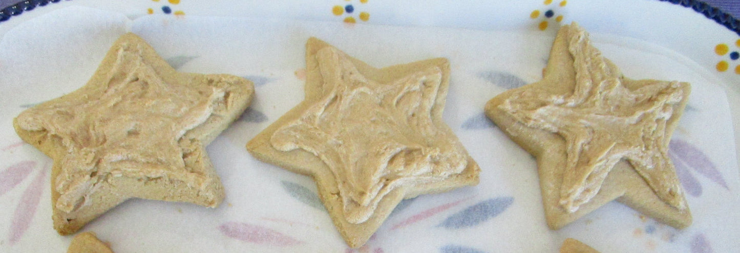 Galletas de Azúcar Glaseadas con Sirope de Arce - Veganas y Sin Granos