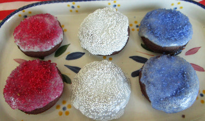 Patriotic Gluten Free Donuts - Dairy & Egg Free Treats