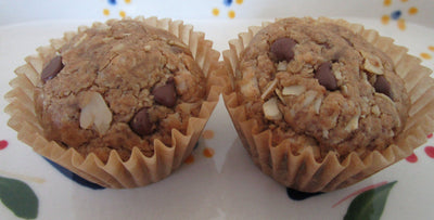 Mini Muffins de Avena y Chocolate Sin Gluten - Veganos y Sin Nueces