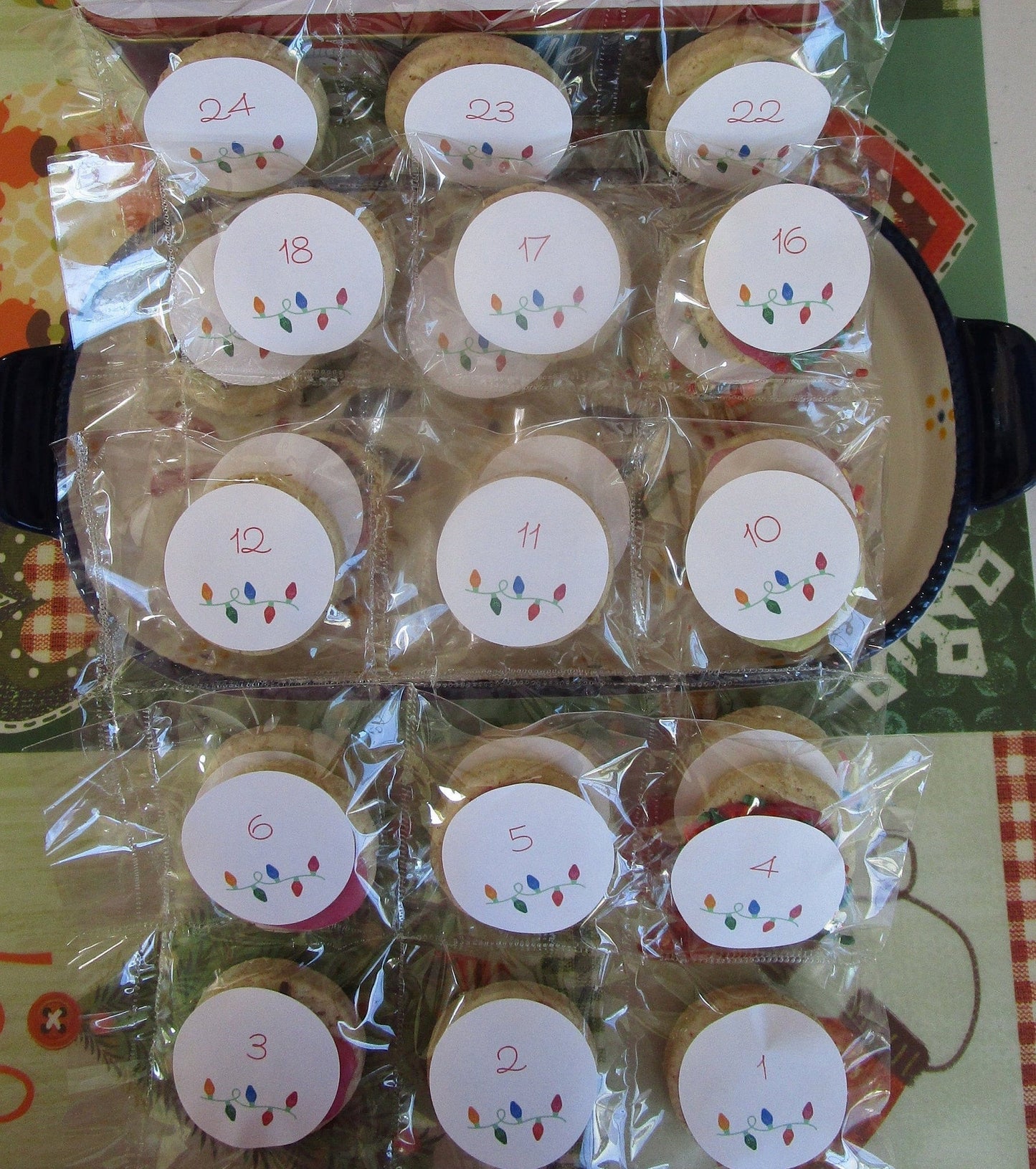 Biscuits de calendrier de l'Avent Keto - Sans gluten et végan