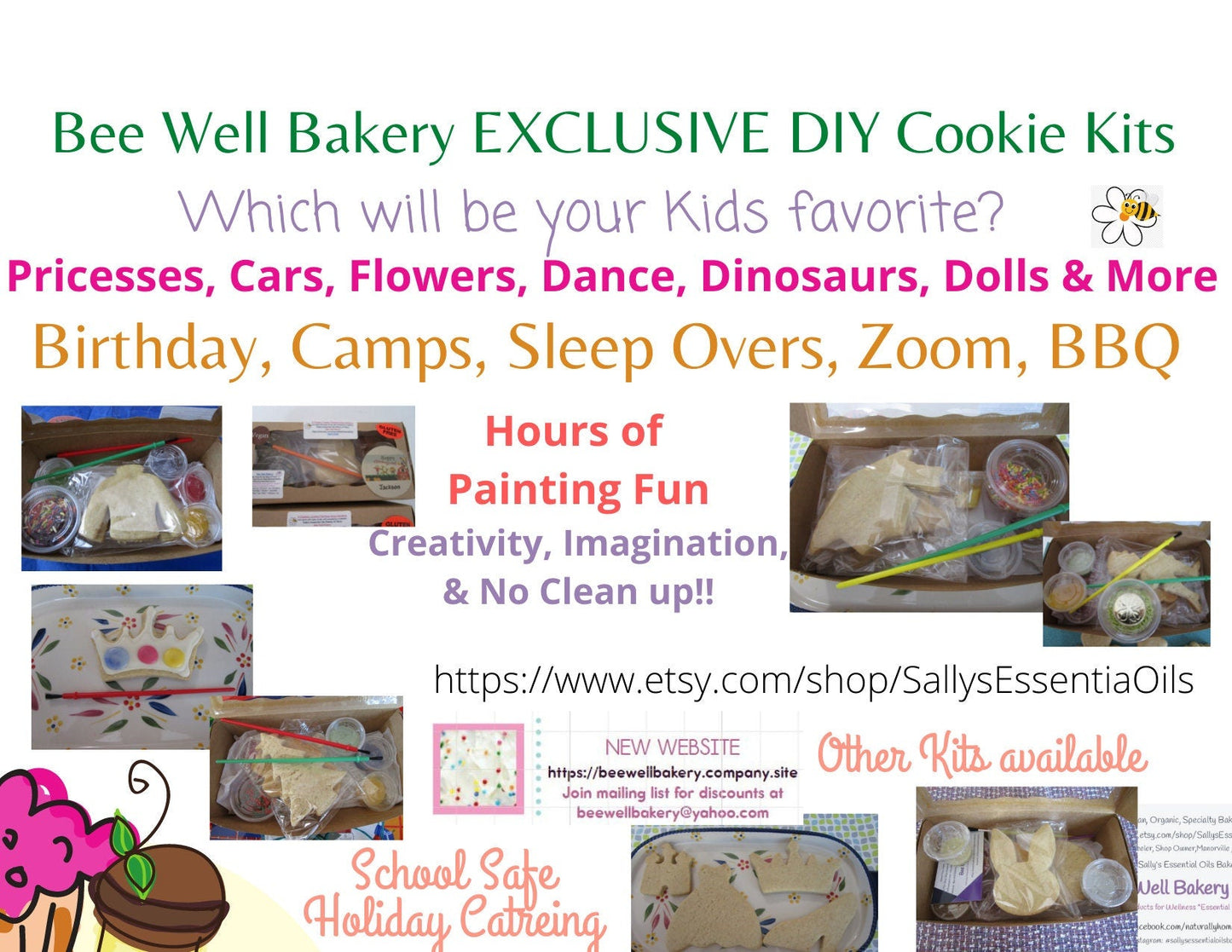Kits de Galletas Sin Gluten - Favoritos de Fiesta Divertidos y Amigables con Alergias