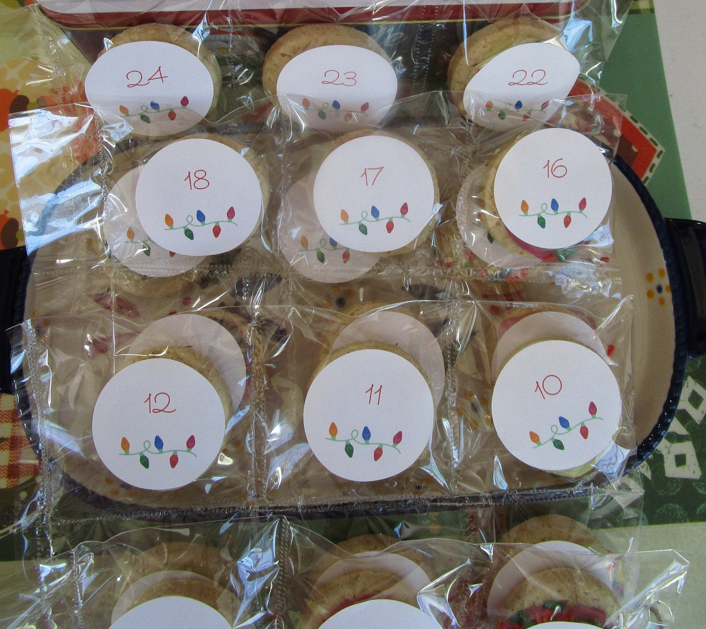 Biscuits de calendrier de l'Avent Keto - Sans gluten et végan