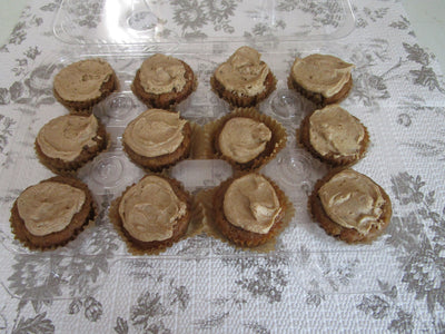 AIP Paleo Mini Cupcakes with Maple Frosting