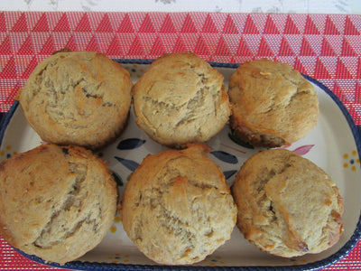 Muffins de Alforfón con Chispas de Chocolate Sin Gluten - Veganos y Sin Lácteos