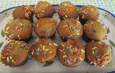 Mini Muffins de Chocolate con Chispas y Sin Gluten