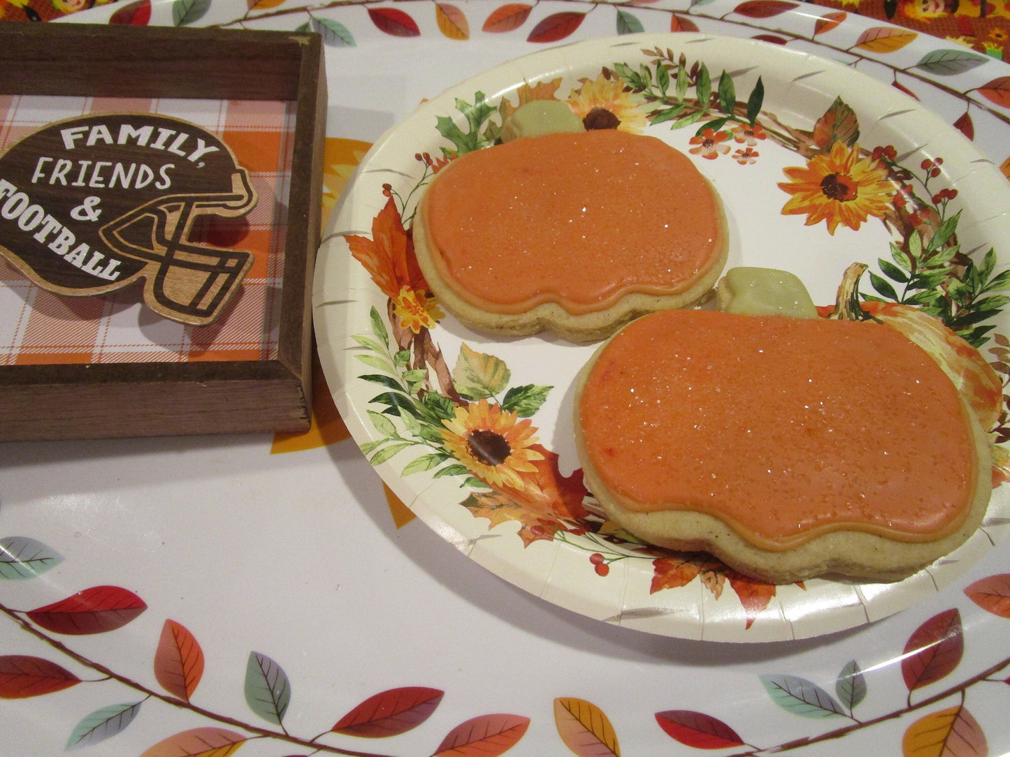 Gluten Free Pumpkin Sugar Cookies - Dairy Free & School Safe