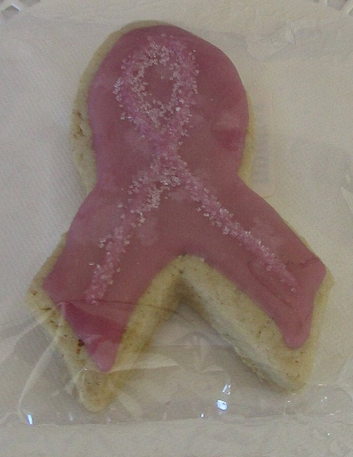 Biscuits en forme de ruban de sensibilisation sans gluten - Végétalien et sans noix