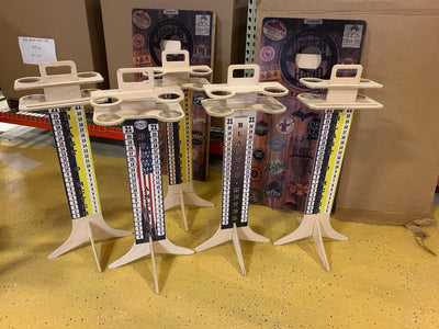 Cornhole Scoring/ Drink Holder/ Tablet/ Iphone holder/ score tower - Korvel