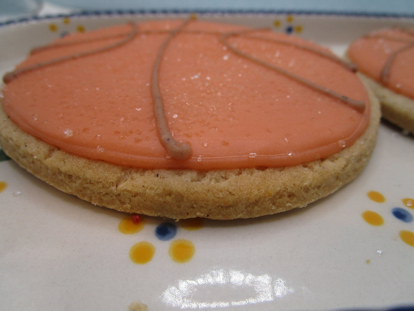 Basketball Cookies - Gluten Free, Vegan, Nut Free Treats