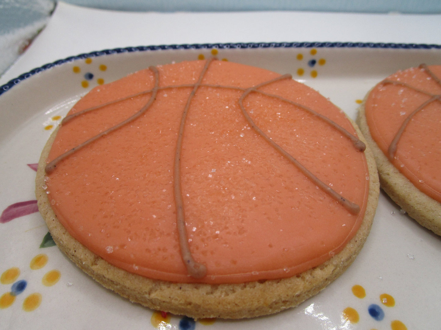 Basketball Cookies - Gluten Free, Vegan, Nut Free Treats