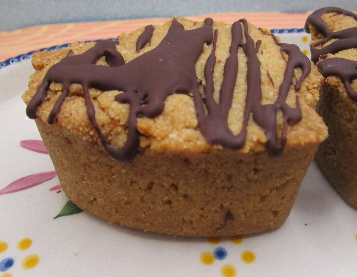 Taza de Corazón de Mantequilla de Maní Alta en Proteínas - Snack Vegano y Sin Gluten