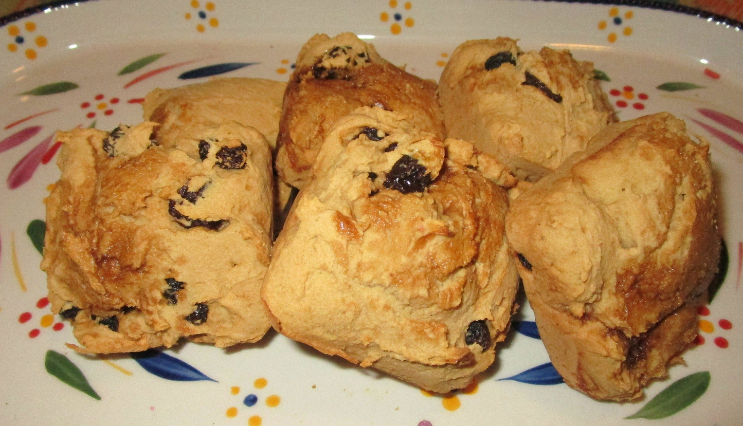 Cuadrados de Galleta Sin Gluten - Vegano y Bajo en Azúcar