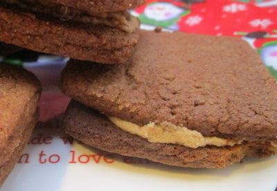 Sándwich de Galleta Rellena de Crema de Arce Paleo AIP con Tigernut