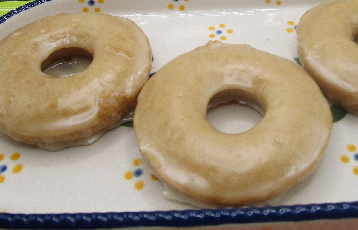 Donuts Glacés à la Vanille - Sans Gluten et Végétalien