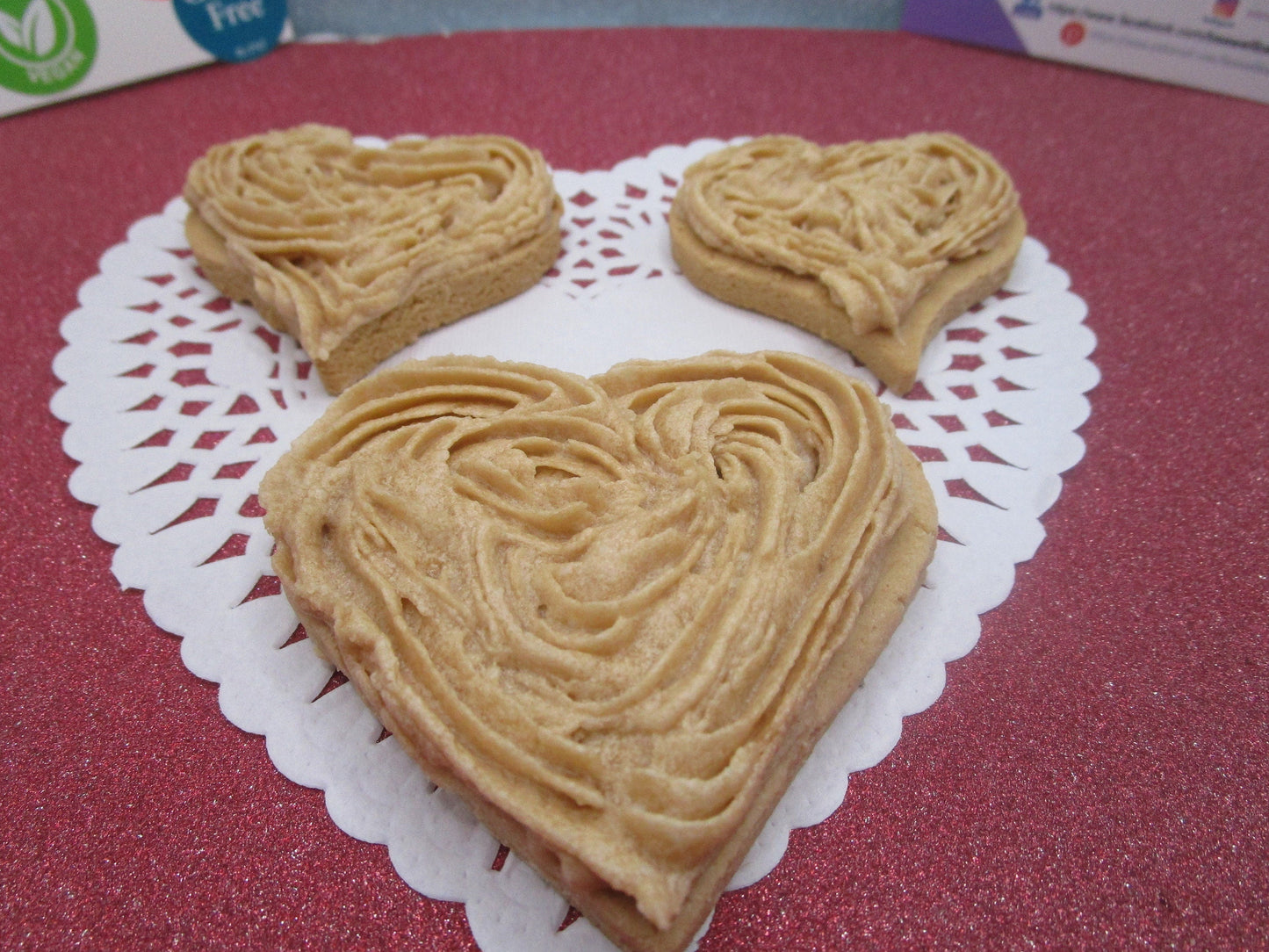 Galletas de Azúcar Glaseadas de Arce Paleo AIP - Edición Corazón