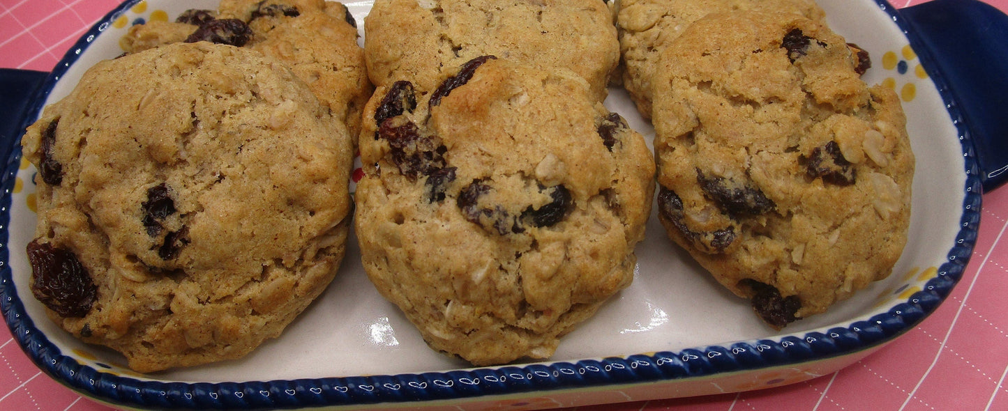 Biscuits à la cannelle et aux raisins secs sans gluten - Végétalien et sans allergènes