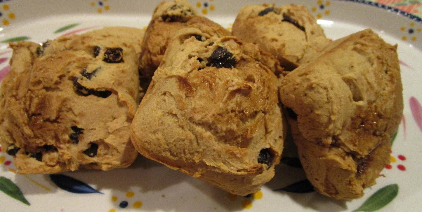 Cuadrados de Galleta Sin Gluten - Vegano y Bajo en Azúcar