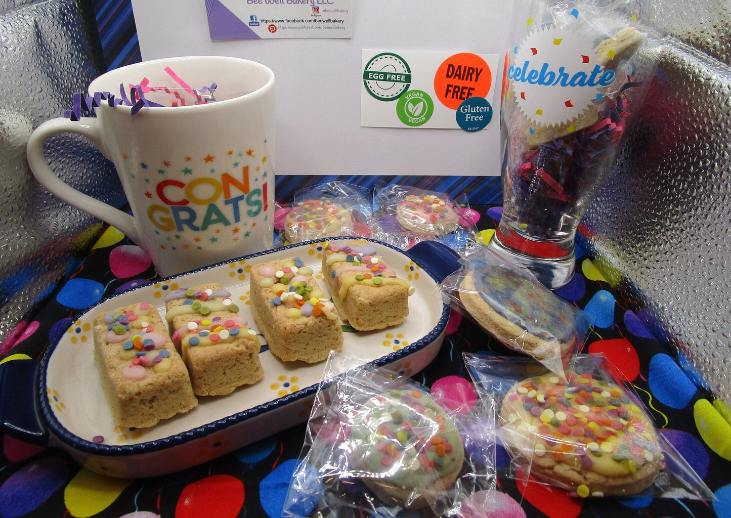 Ensemble de biscuits au sucre sans gluten - Friandises sans allergènes