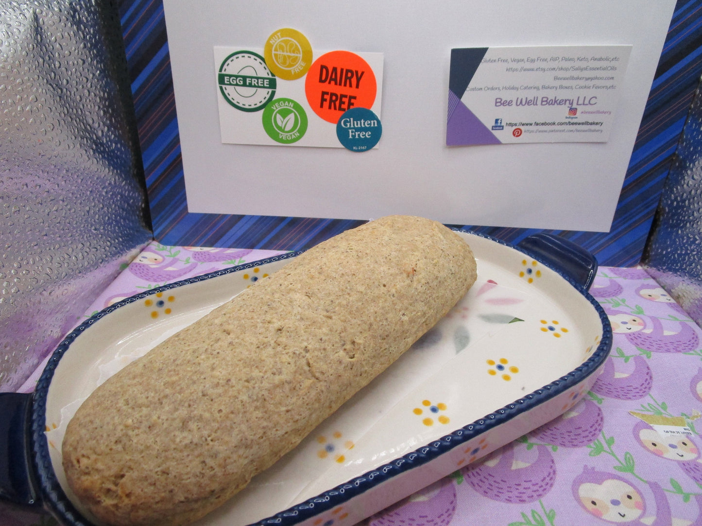 Baguette Vegana Sin Gluten - Alta Fibra y Bajo en Grasa