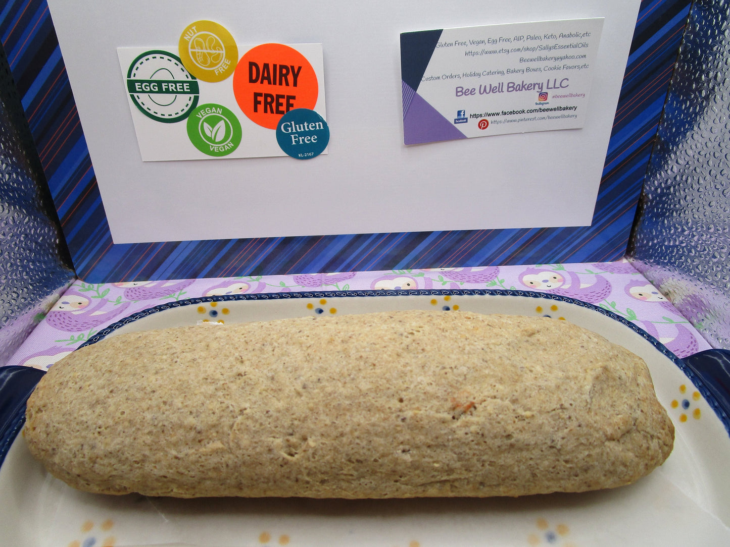 Baguette Vegana Sin Gluten - Alta Fibra y Bajo en Grasa