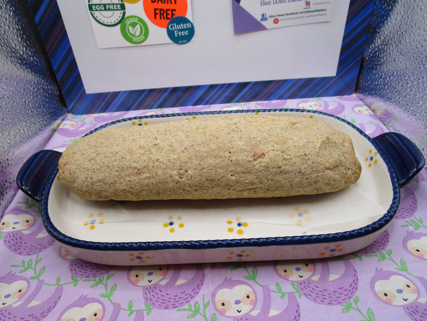Baguette Vegana Sin Gluten - Alta Fibra y Bajo en Grasa