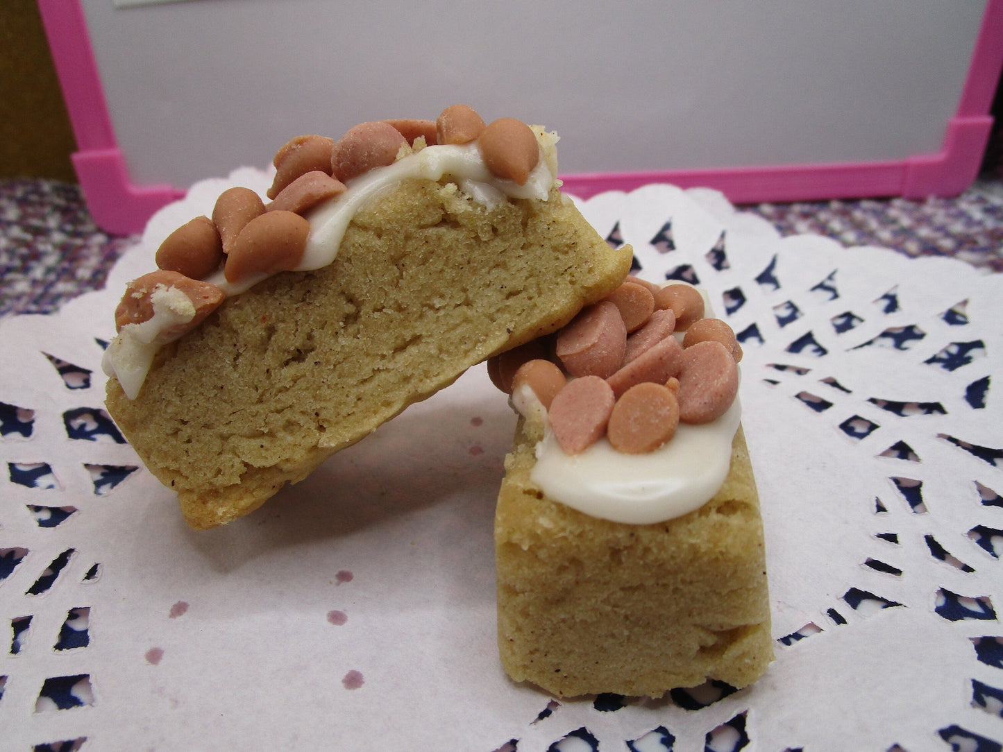 Barras de Galleta de Caramelo Salado - Tratamiento Sin Gluten y Vegano