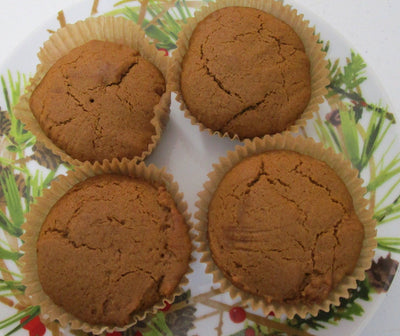 Muffins de Jengibre Sin Gluten - Delicias Veganas y Sin Lácteos para las Fiestas