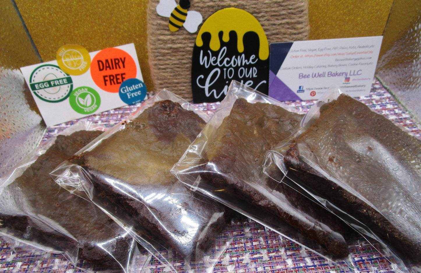 Premium Gluten Free Brownies - Dairy Free & Vegan Delight