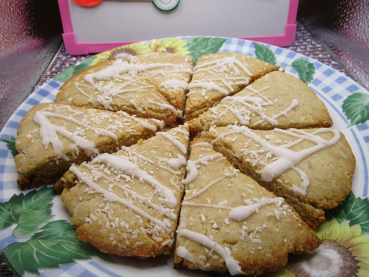 Scone Keto à la Noix de Coco et à l'Ananas - Sans Gluten et Végétalien