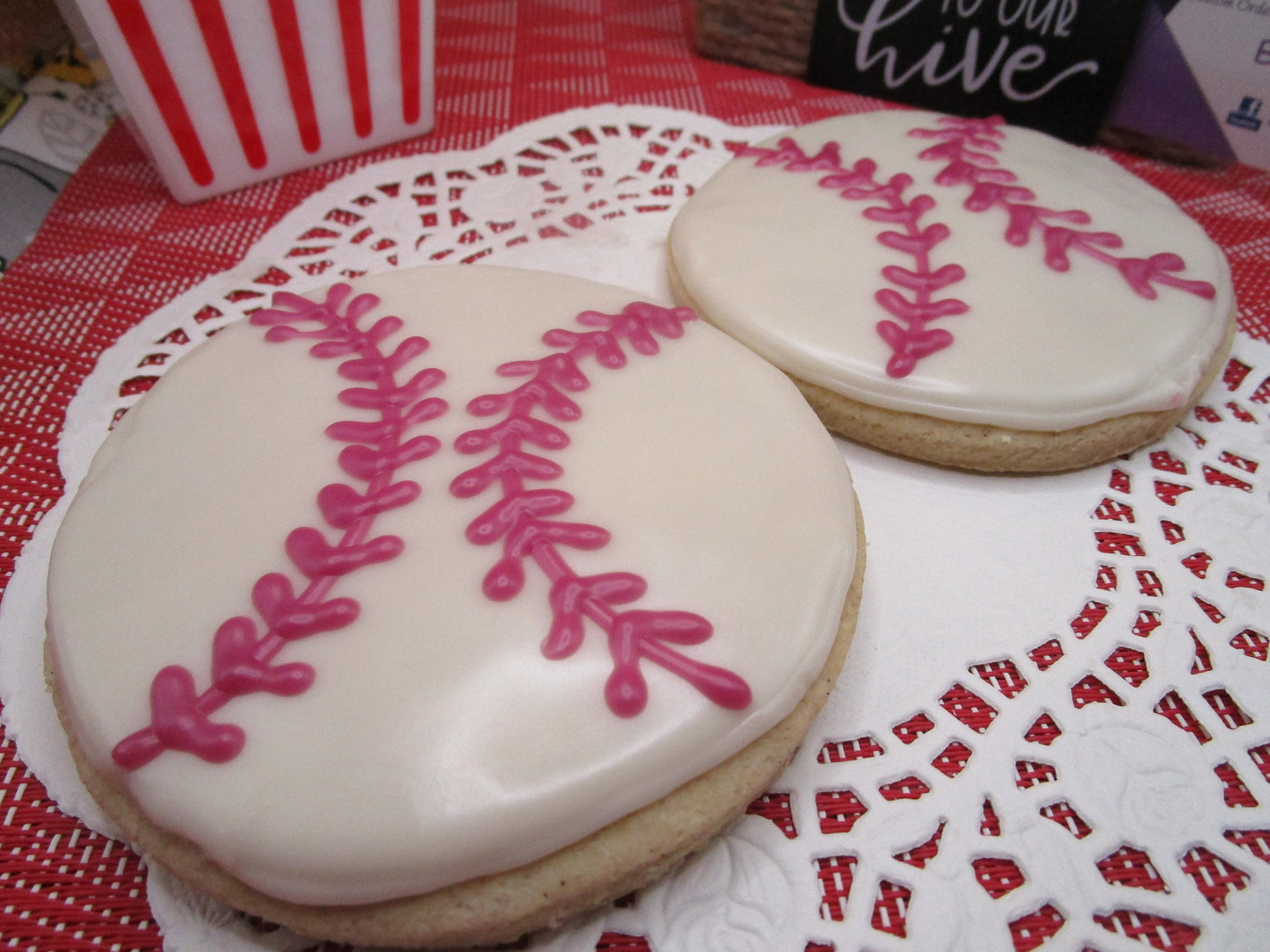 Premium Gluten Free Sugar Cookies - Baseball Edition