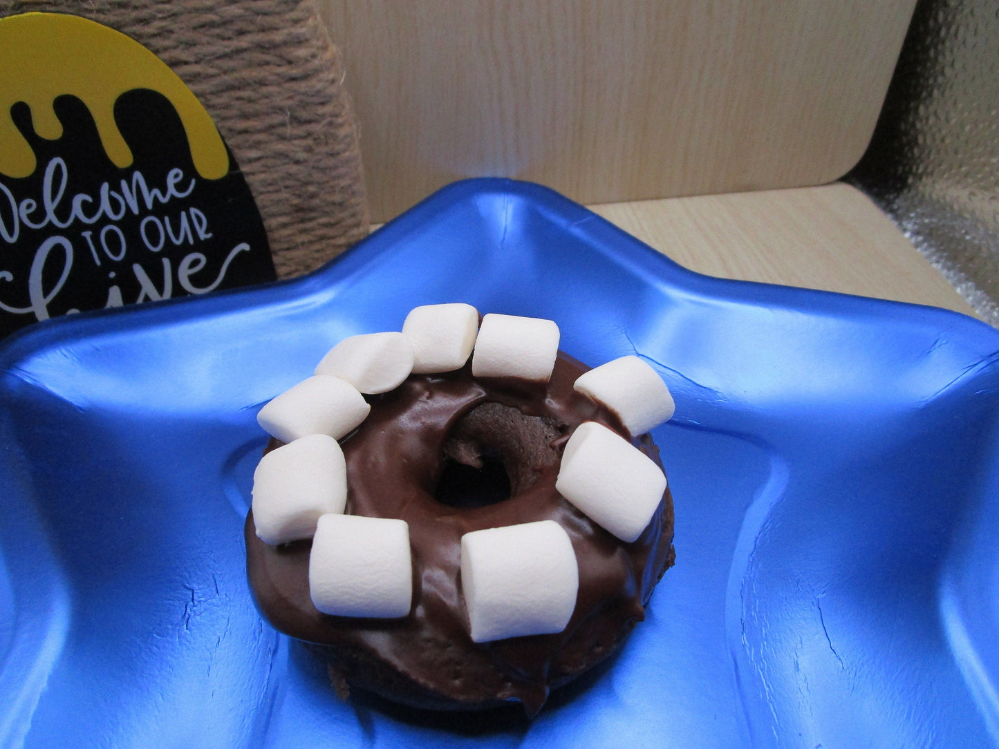 Beignet au chocolat S'mores - Végétalien et sans gluten