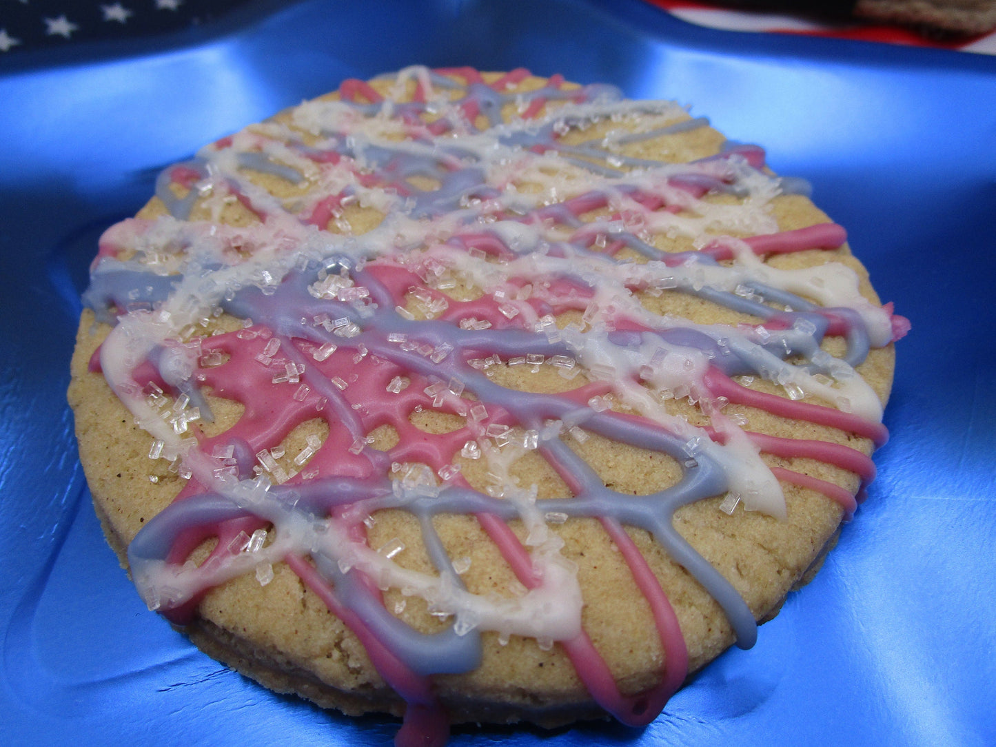 Jumbo Gluten Free Iced Sugar Cookies - Dairy Free & Vegan
